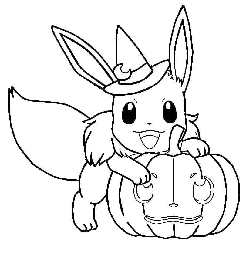 Free printable Halloween Pokemon coloring page #203929 from Holidays and Celebrations collection