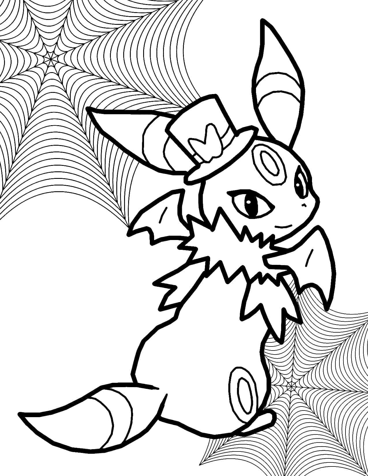 Free printable Halloween Pokemon coloring page #203933 from Holidays and Celebrations collection