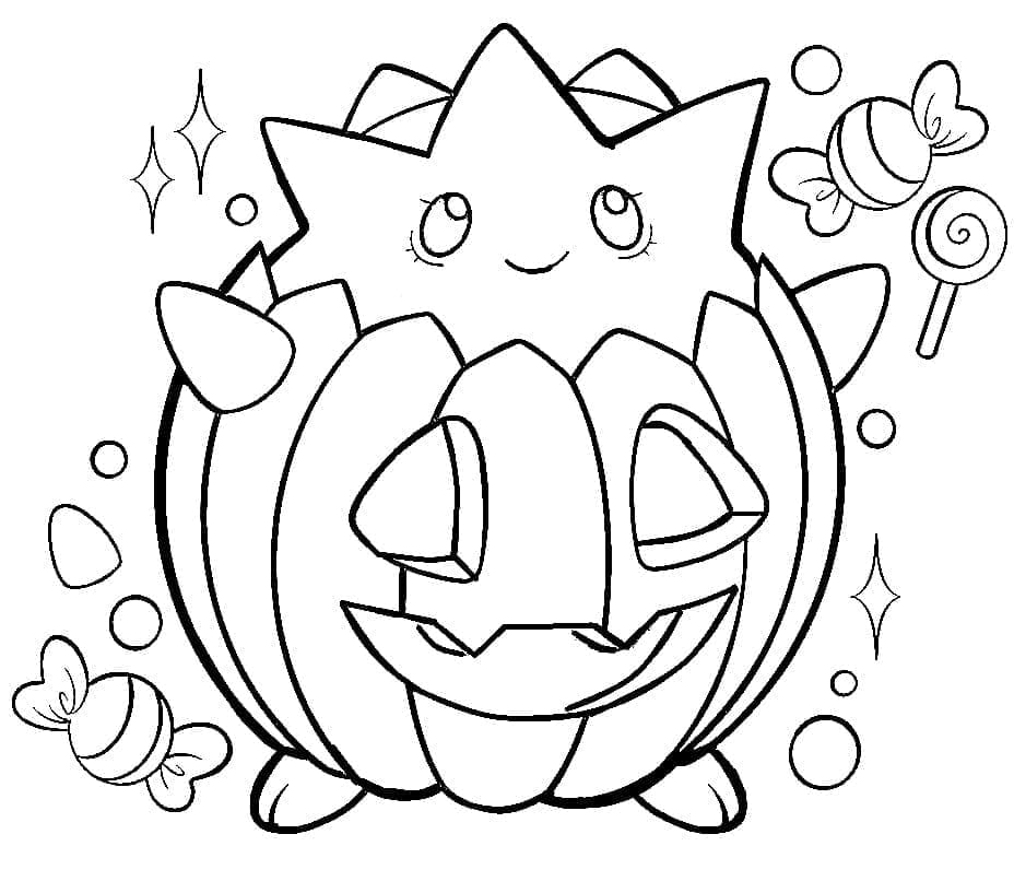Free printable Halloween Pokemon coloring page #203939 from Holidays and Celebrations collection