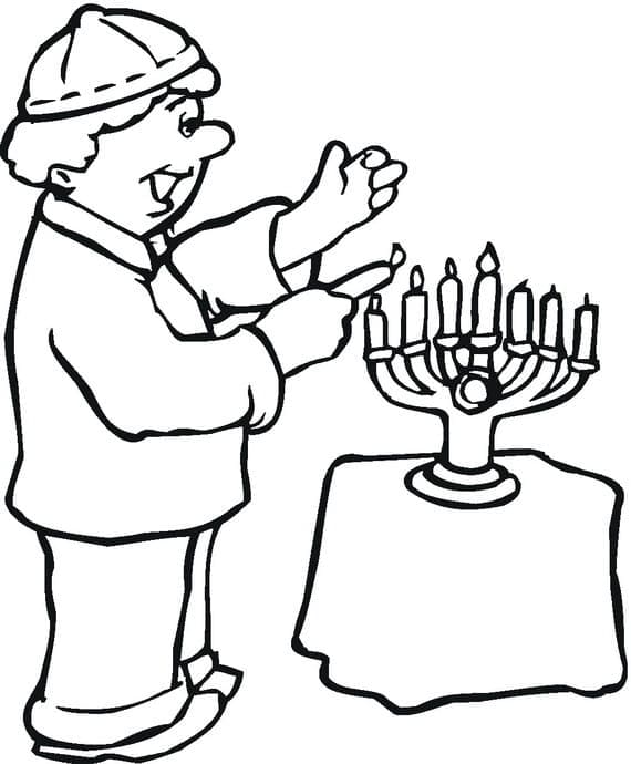 Coloring page: Hanukkah (Holidays and Celebrations) #181057 - Free Printable Coloring Pages