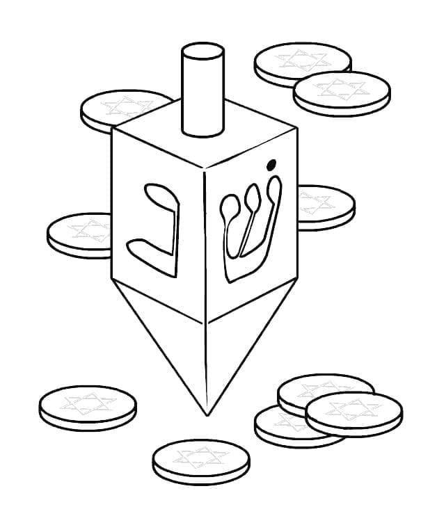 Coloring page: Hanukkah (Holidays and Celebrations) #181081 - Free Printable Coloring Pages