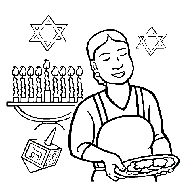 Free printable Hanukkah coloring page #59610 from Holidays and Celebrations collection