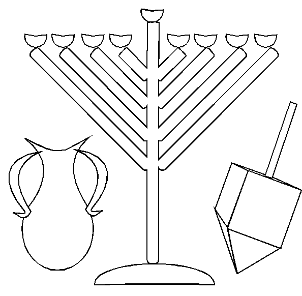 Free printable Hanukkah coloring page #59619 from Holidays and Celebrations collection