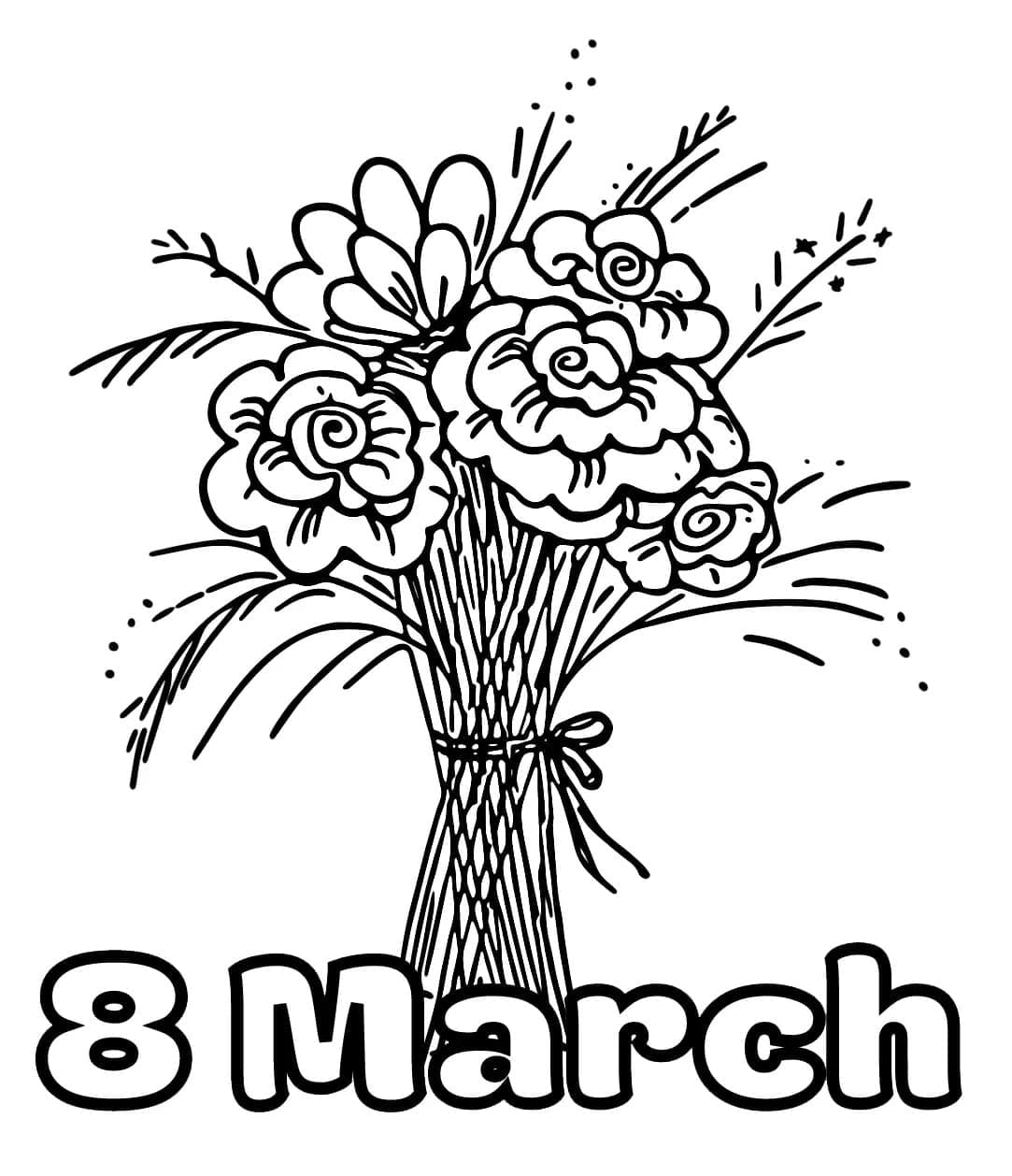 Coloring page: International Womens Day (Holidays and Celebrations) #211002 - Free Printable Coloring Pages