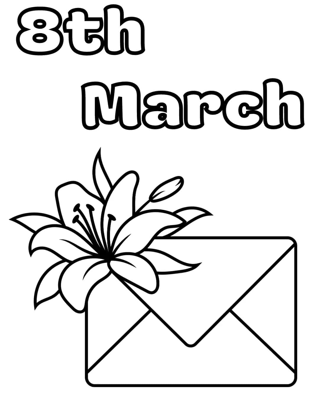 Free printable International Womens Day coloring page #211005 from Holidays and Celebrations collection
