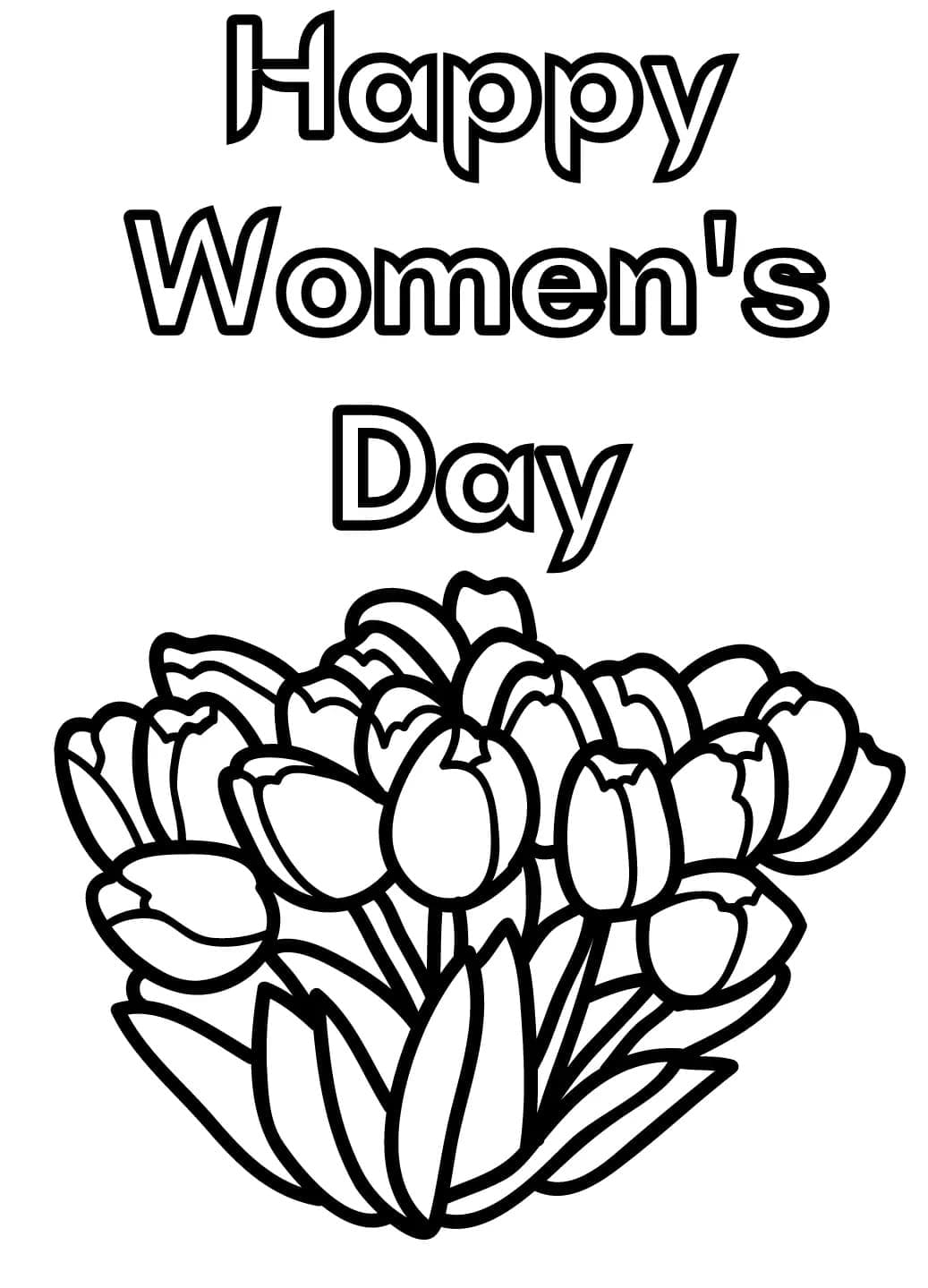 Free printable International Womens Day coloring page #211008 from Holidays and Celebrations collection