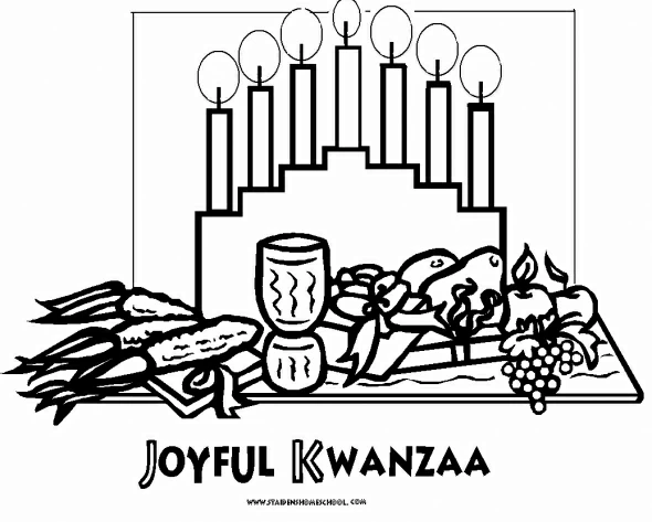 Free printable Kwanzaa coloring page #60425 from Holidays and Celebrations collection Free printable Kwanzaa coloring page #60425 from Holidays and Celebrations collection