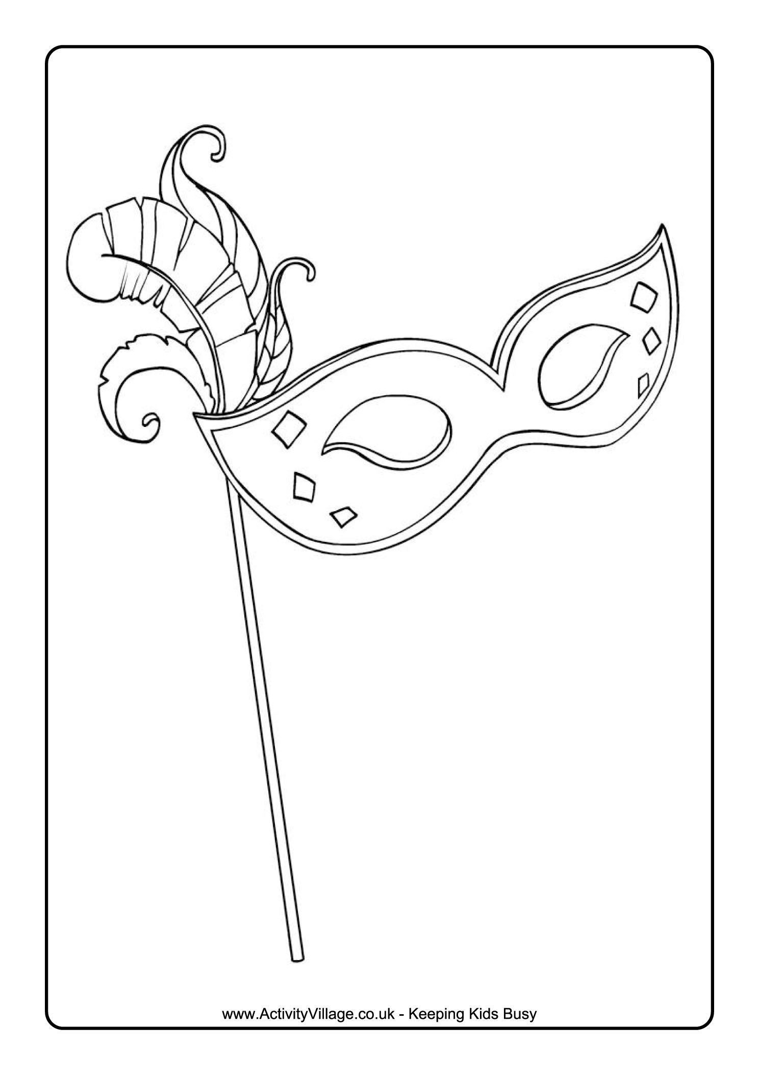 Free printable Mardi Gras coloring page #60633 from Holidays and Celebrations collection
