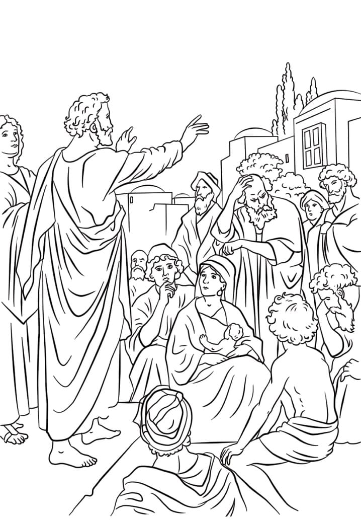 Free printable Pentecost coloring page #181359 from Holidays and Celebrations collection