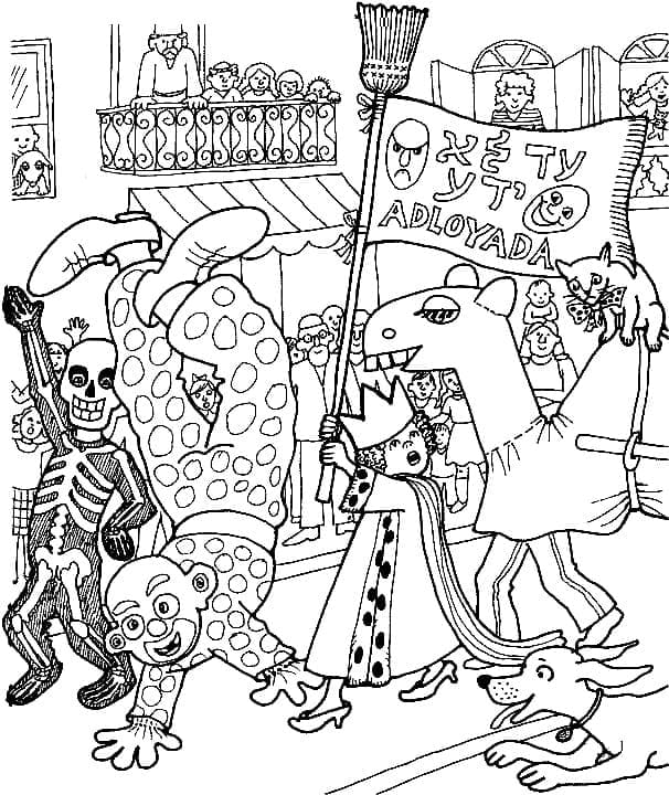 Free printable Purim coloring page #210896 from Holidays and Celebrations collection