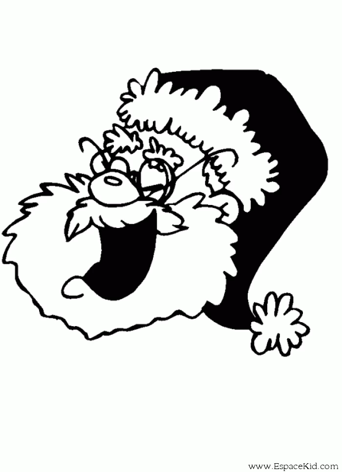 Free printable Santa Claus coloring page #104878 from Holidays and Celebrations collection