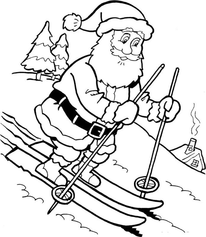 Free printable Santa Claus coloring page #174621 from Holidays and Celebrations collection