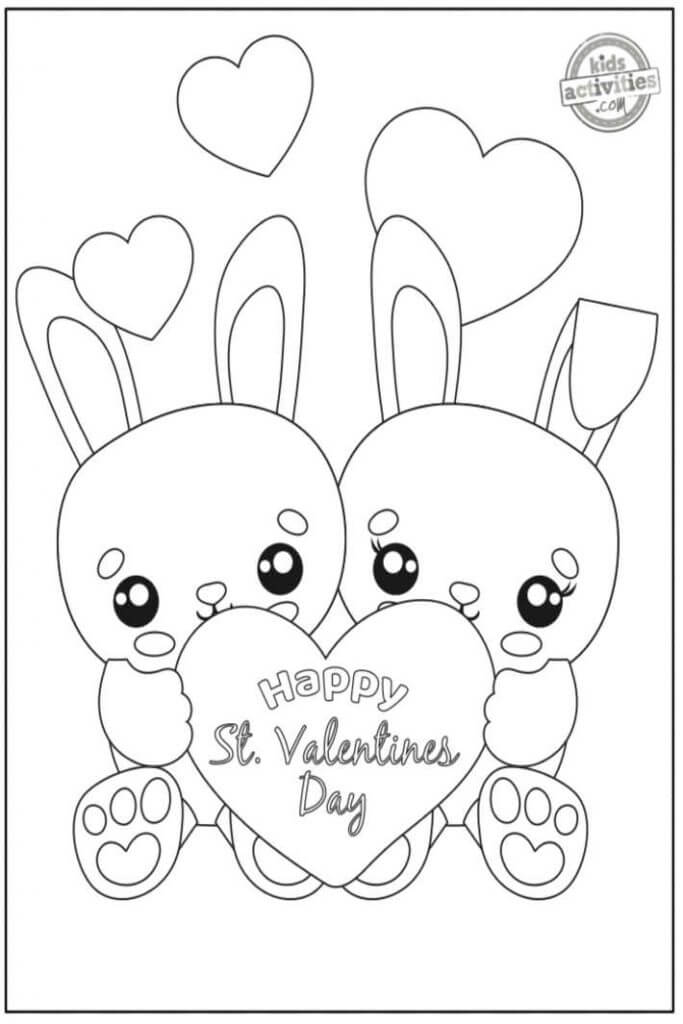 Free printable Valentine's Day coloring page #177820 from Holidays and Celebrations collection
