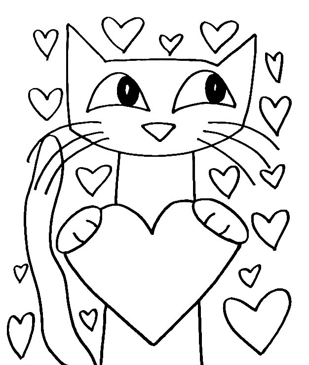 Free printable Valentine's Day coloring page #177832 from Holidays and Celebrations collection