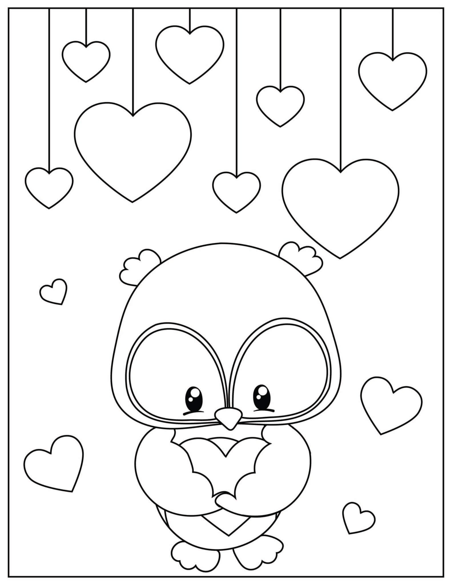 Free printable Valentine's Day coloring page #177841 from Holidays and Celebrations collection