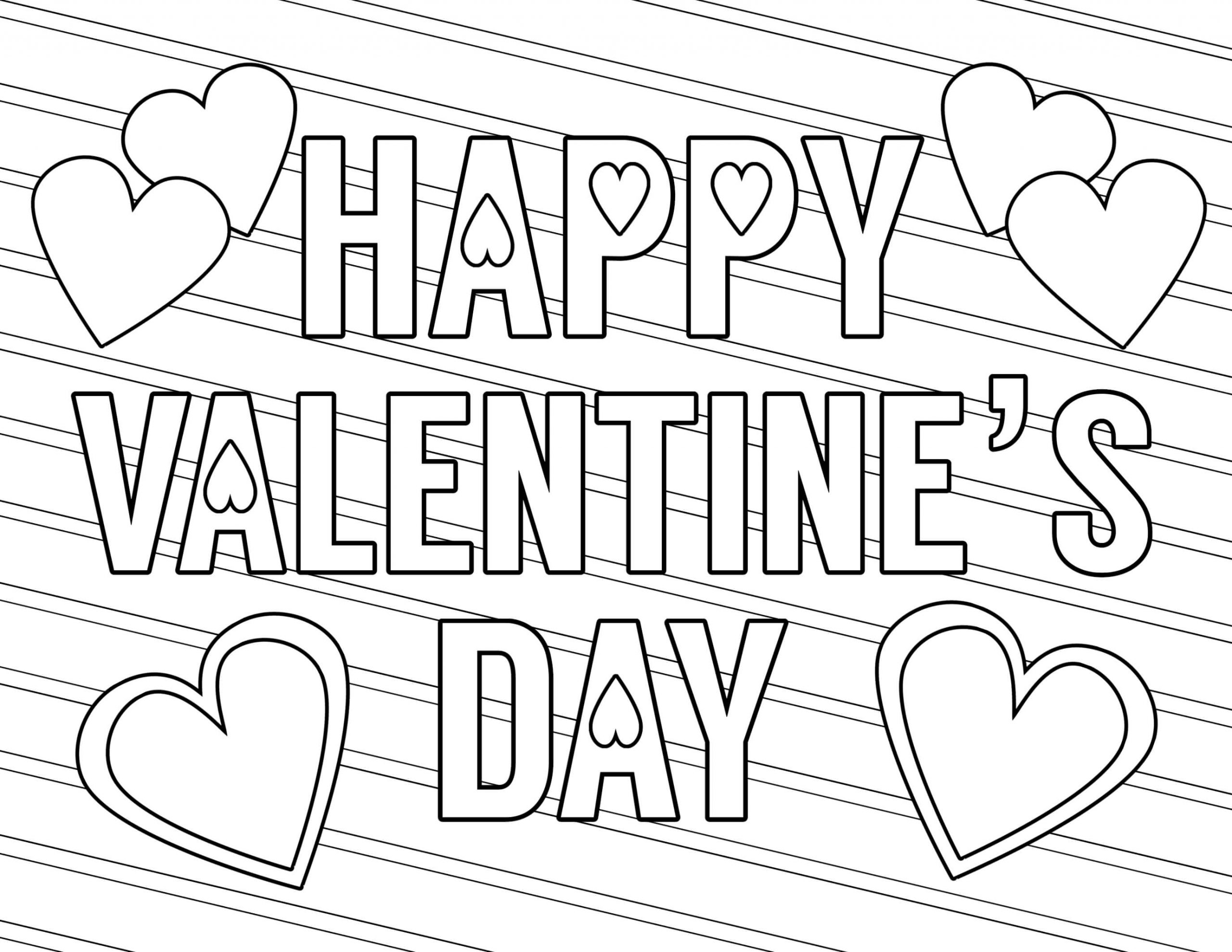 Free printable Valentine's Day coloring page #177845 from Holidays and Celebrations collection