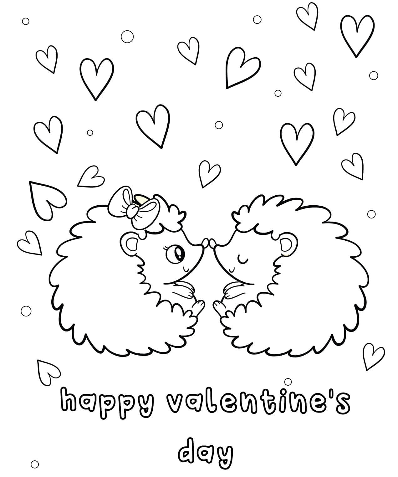 Free printable Valentine's Day coloring page #177853 from Holidays and Celebrations collection