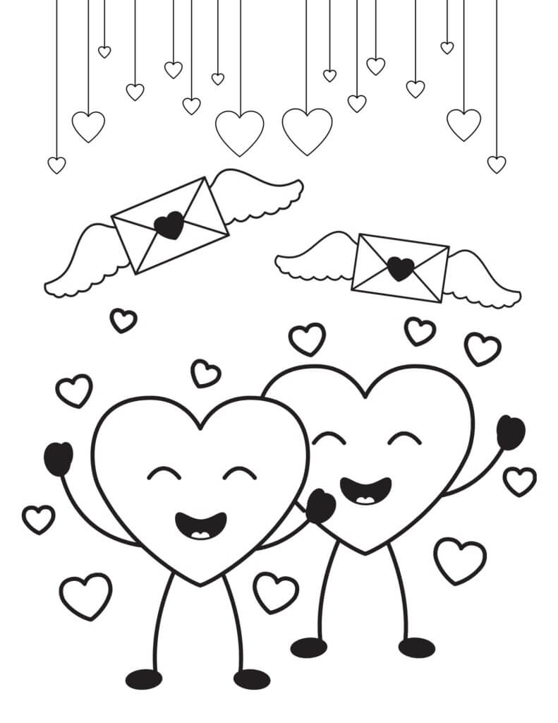 Free printable Valentine's Day coloring page #177864 from Holidays and Celebrations collection
