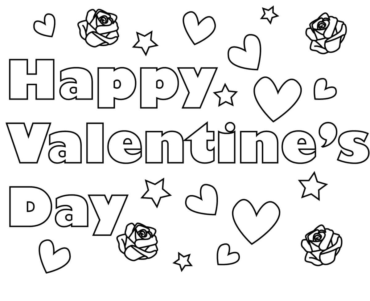 Free printable Valentine's Day coloring page #177870 from Holidays and Celebrations collection