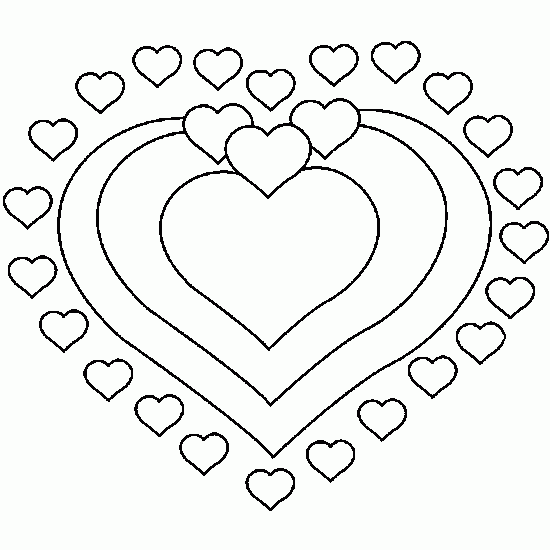 Coloring page: Valentine's Day (Holidays and Celebrations) #53994 - Free Printable Coloring Pages