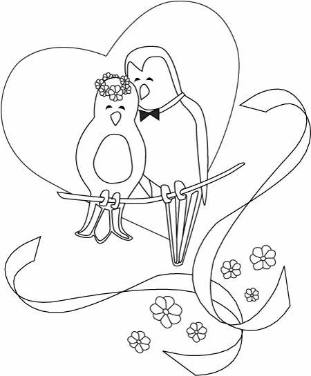 Free printable Wedding coloring page #55948 from Holidays and Celebrations collection