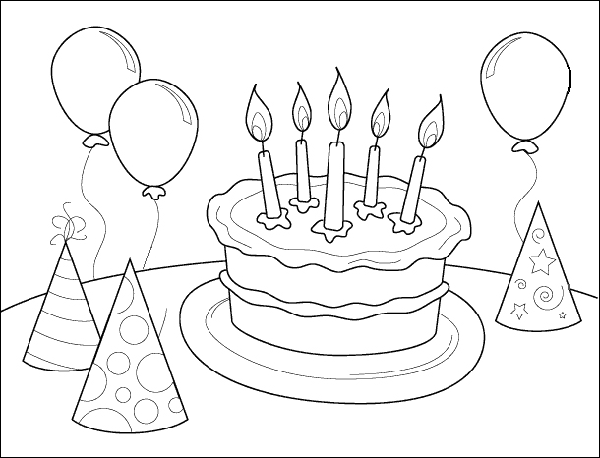 Coloring page: Anniversary (Holidays and Special occasions) #57081 - Free Printable Coloring Pages