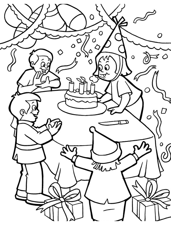 Coloring page: Anniversary (Holidays and Special occasions) #57086 - Free Printable Coloring Pages