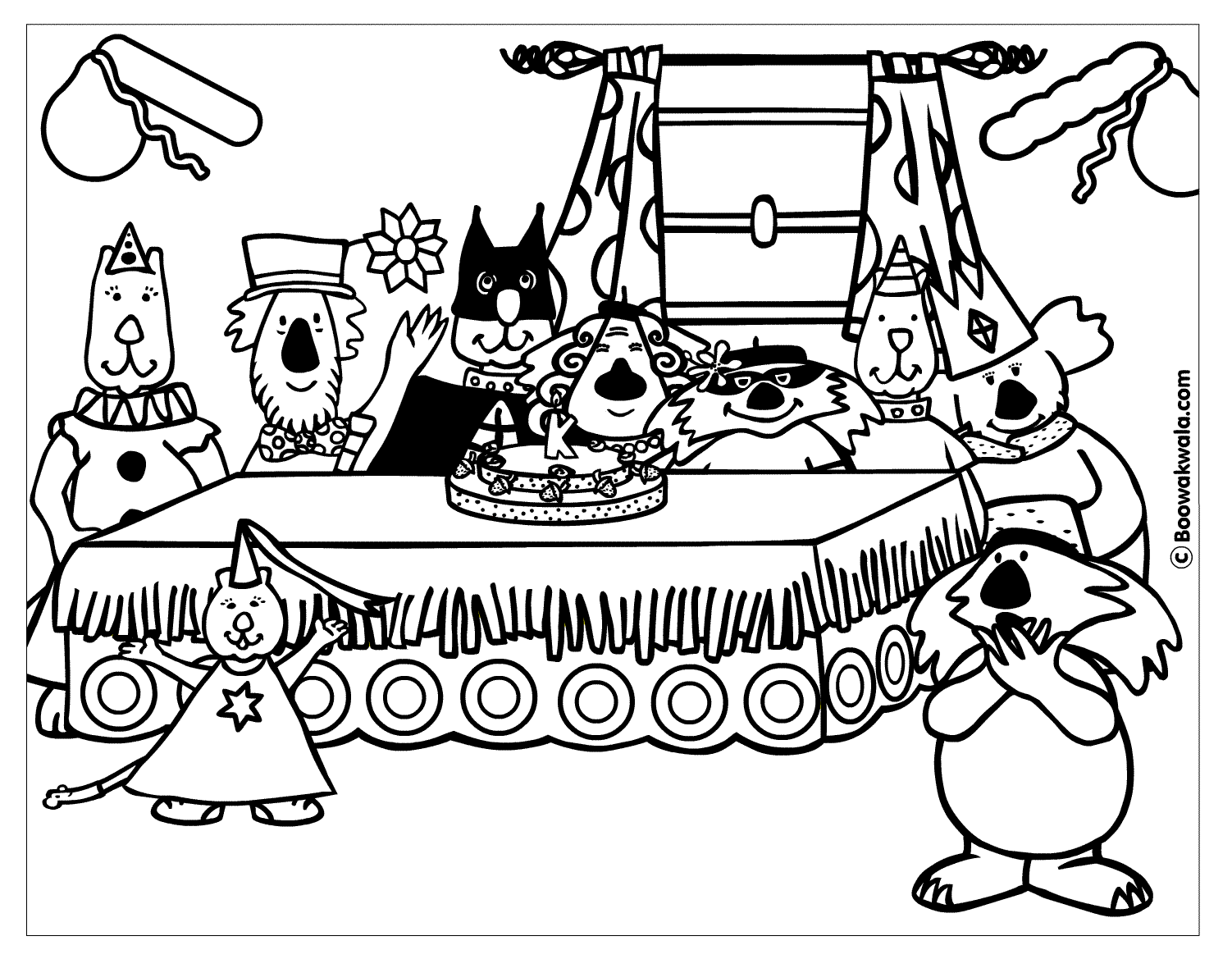 Coloring page: Anniversary (Holidays and Special occasions) #57137 - Free Printable Coloring Pages