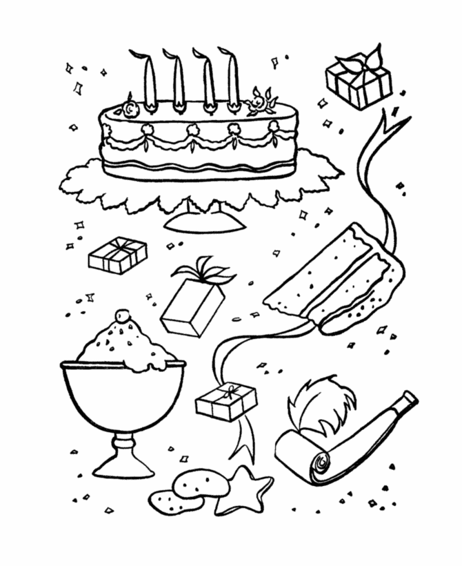 Coloring page: Anniversary (Holidays and Special occasions) #57347 - Free Printable Coloring Pages