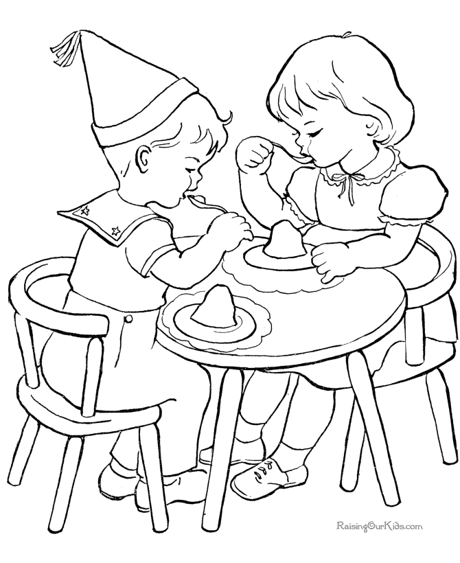 Coloring page: Anniversary (Holidays and Special occasions) #57351 - Free Printable Coloring Pages