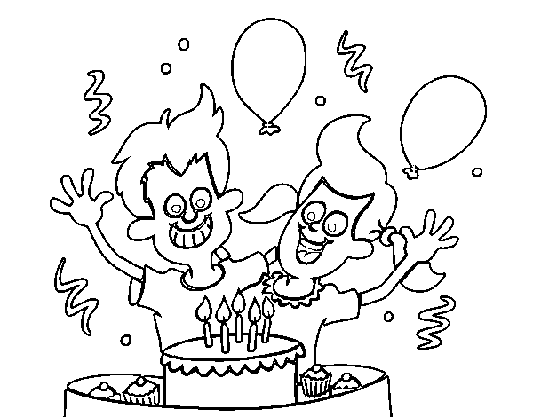 Coloring page: Anniversary (Holidays and Special occasions) #57412 - Free Printable Coloring Pages