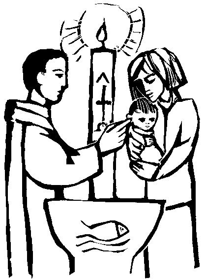 Coloring page: Baptism (Holidays and Special occasions) #57471 - Free Printable Coloring Pages