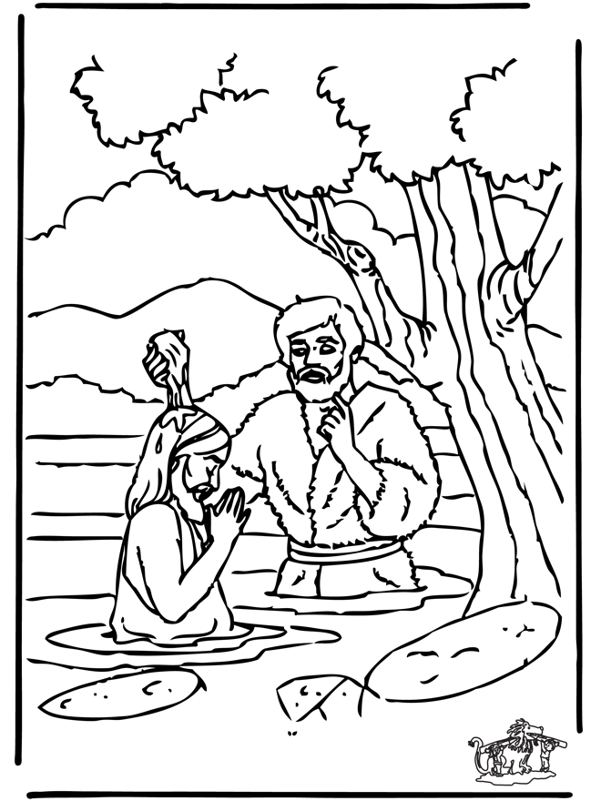 Coloring page: Baptism (Holidays and Special occasions) #57502 - Free Printable Coloring Pages