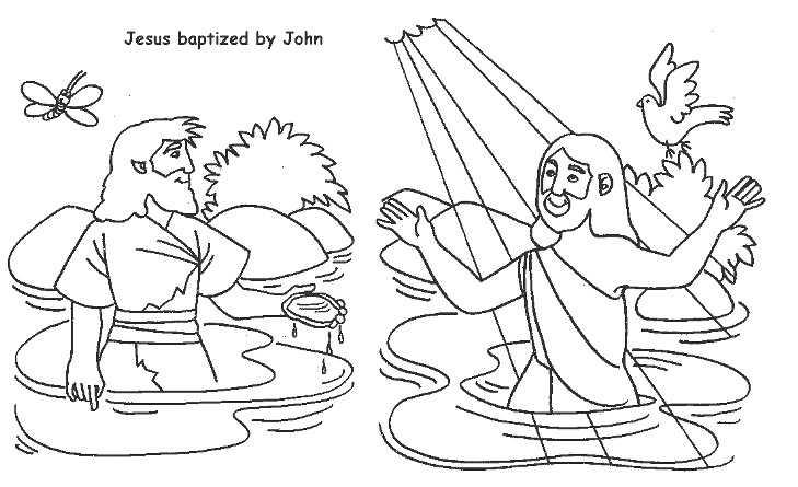 Coloring page: Baptism (Holidays and Special occasions) #57512 - Free Printable Coloring Pages