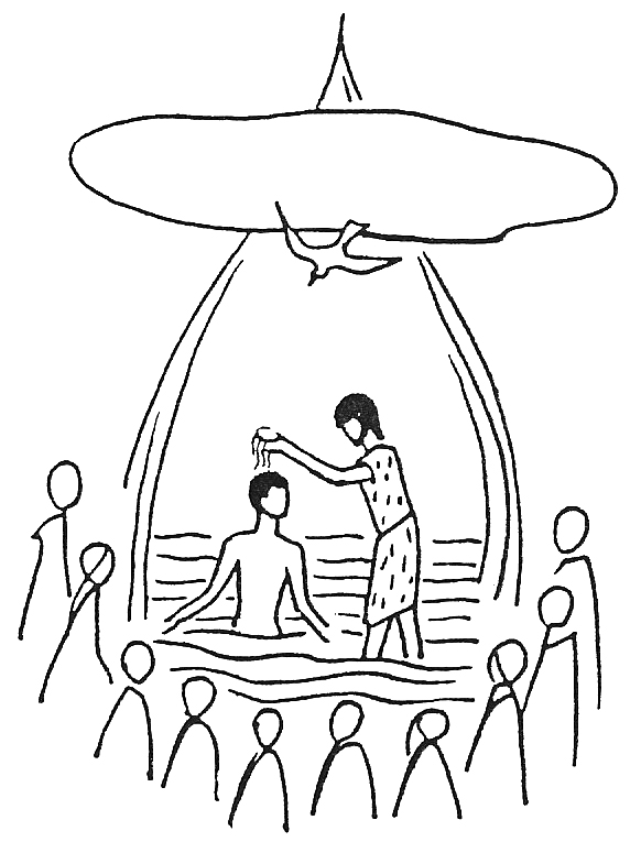 Coloring page: Baptism (Holidays and Special occasions) #57517 - Free Printable Coloring Pages