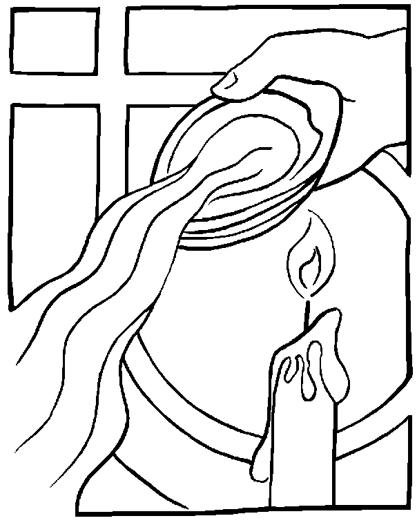 Coloring page: Baptism (Holidays and Special occasions) #57543 - Free Printable Coloring Pages