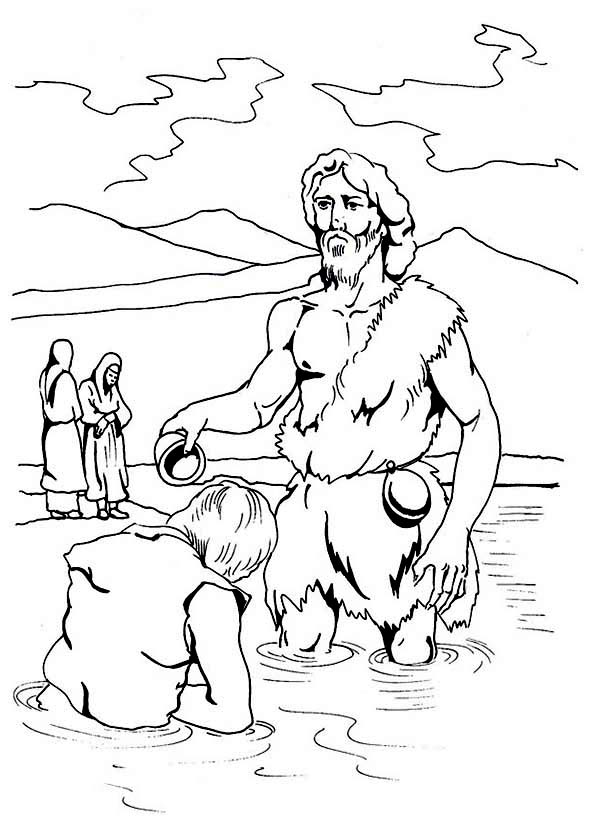 Coloring page: Baptism (Holidays and Special occasions) #57642 - Free Printable Coloring Pages