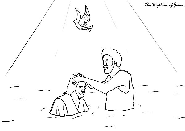 Coloring page: Baptism (Holidays and Special occasions) #57664 - Free Printable Coloring Pages