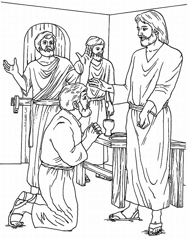Coloring page: Baptism (Holidays and Special occasions) #57704 - Free Printable Coloring Pages