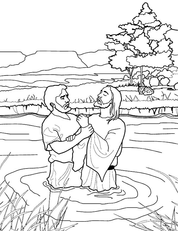 Coloring page: Baptism (Holidays and Special occasions) #57750 - Free Printable Coloring Pages