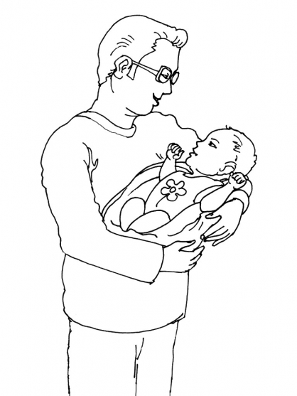 Coloring page: Birth (Holidays and Special occasions) #55597 - Free Printable Coloring Pages