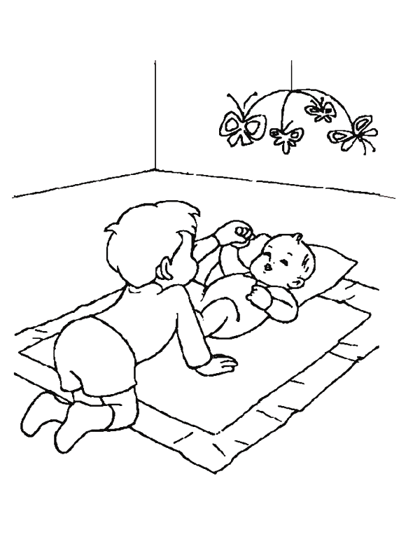 Coloring page: Birth (Holidays and Special occasions) #55608 - Free Printable Coloring Pages