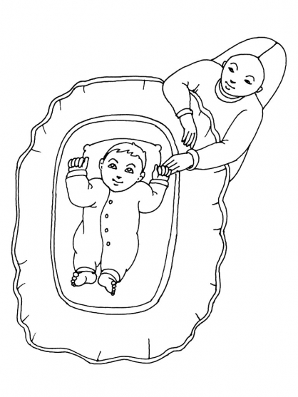 Coloring page: Birth (Holidays and Special occasions) #55620 - Free Printable Coloring Pages