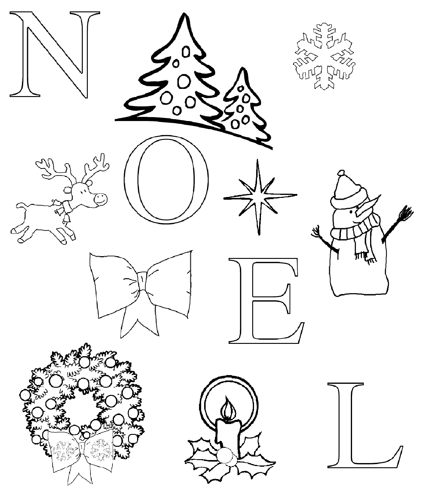 Coloring page: Christmas (Holidays and Special occasions) #54759 - Free Printable Coloring Pages