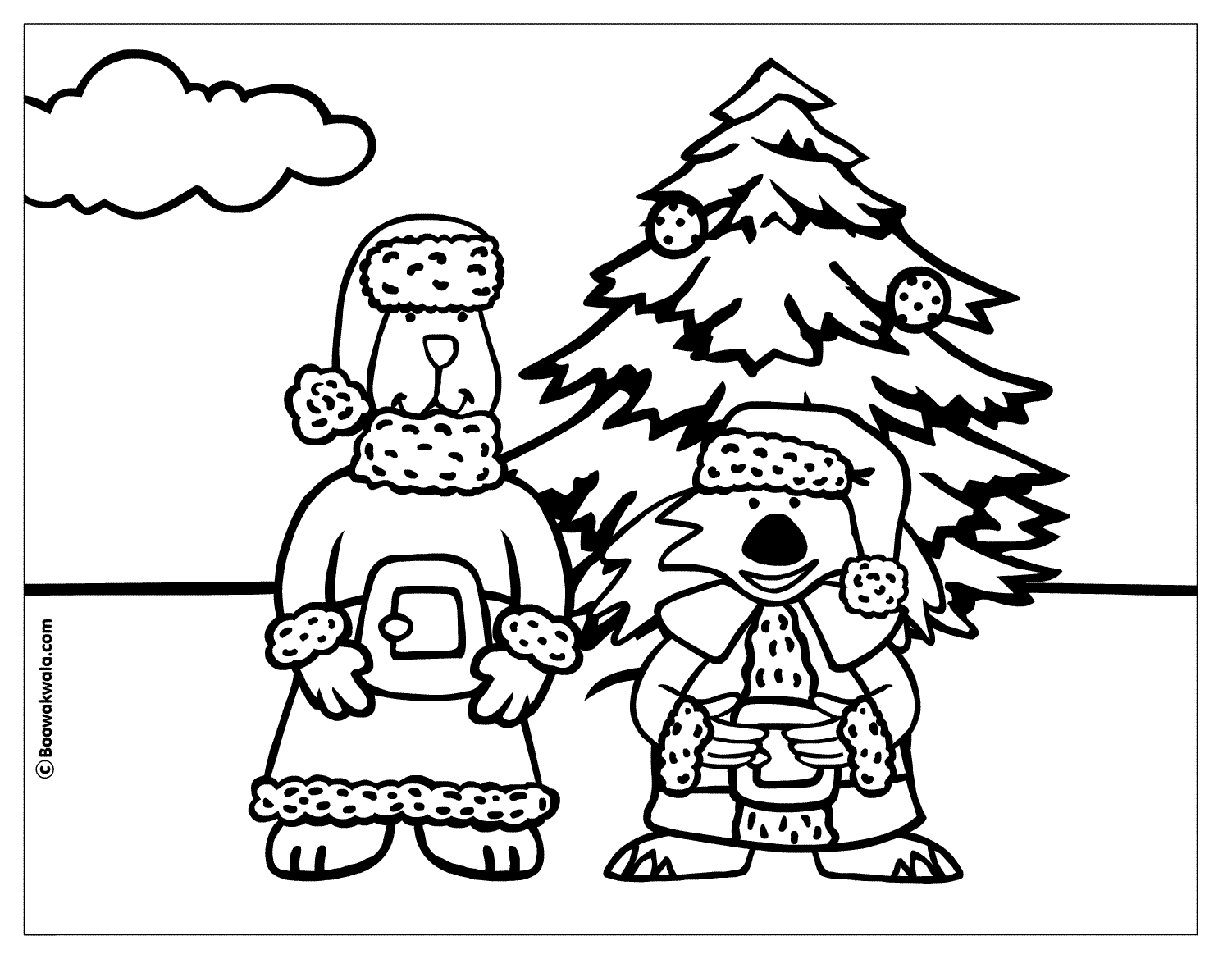 Coloring page: Christmas (Holidays and Special occasions) #54896 - Free Printable Coloring Pages