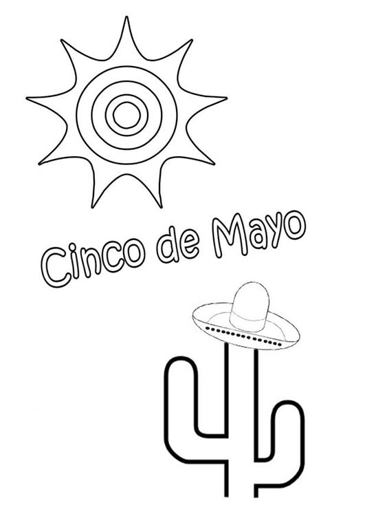 Coloring page: Cinco de Mayo (Holidays and Special occasions) #60026 - Free Printable Coloring Pages