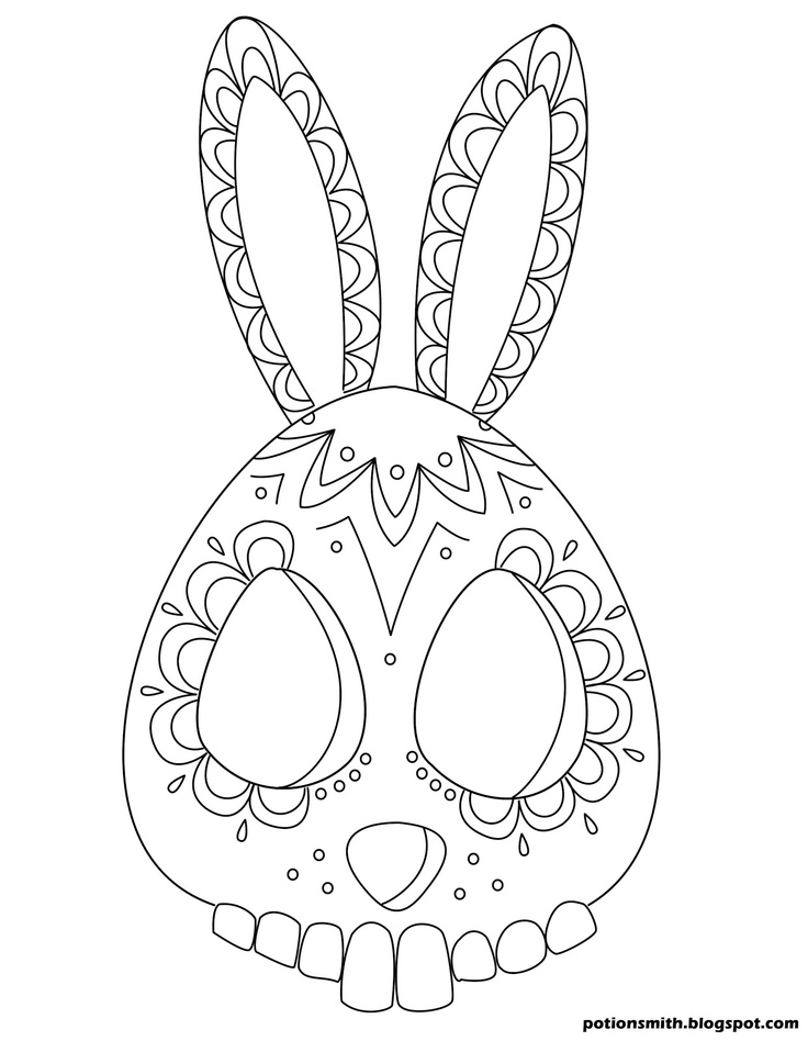 Coloring page: Day of the Dead (Holidays and Special occasions) #60159 - Free Printable Coloring Pages