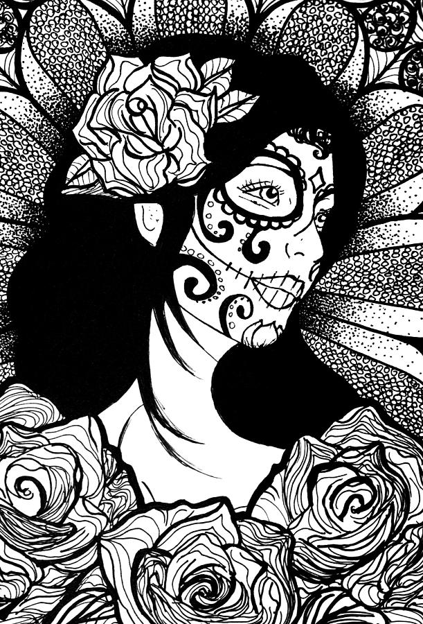 Coloring page: Day of the Dead (Holidays and Special occasions) #60188 - Free Printable Coloring Pages