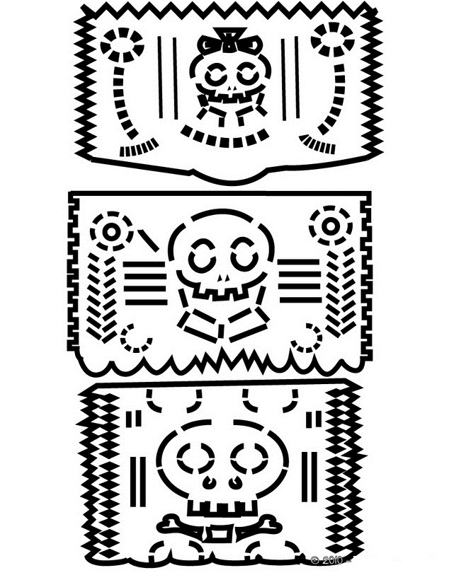 Coloring page: Day of the Dead (Holidays and Special occasions) #60213 - Free Printable Coloring Pages