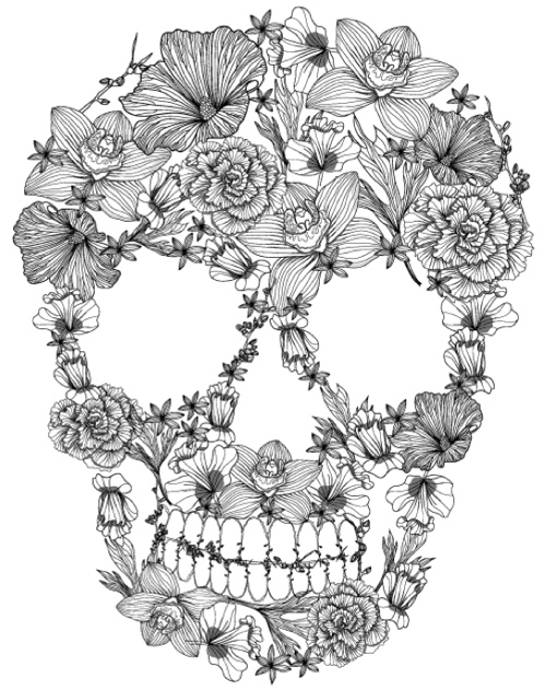Coloring page: Day of the Dead (Holidays and Special occasions) #60222 - Free Printable Coloring Pages